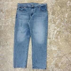 AYR Jeans Womens 34 USA Blue Pants The Stance Straight Stretch Denim Fits 36x27